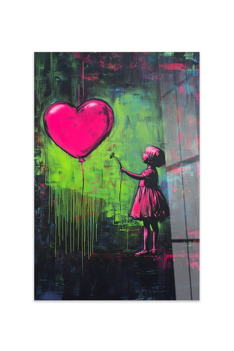 Wallity Pintura Decorativa de Vidrio Templado Multicolor 70 x 100 cm Wallity Pintura Decorativa de Vidrio Templado Multicolor 70 x 100 cm